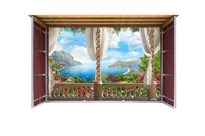 Coastal Haven Sukkah Mural