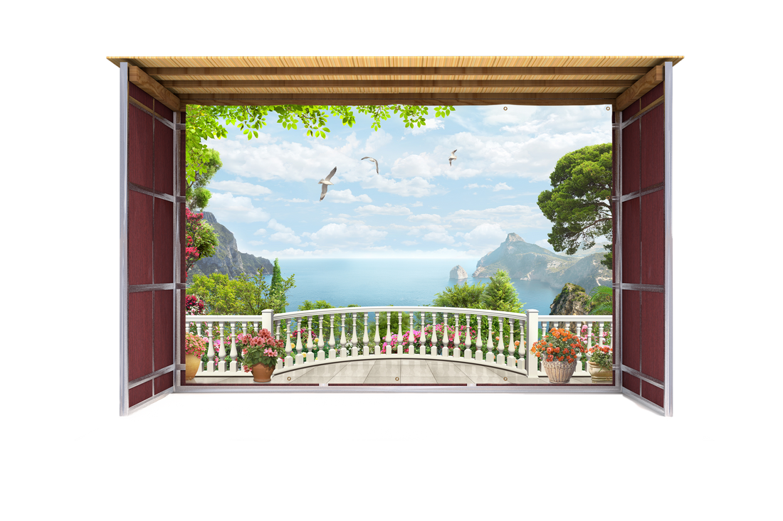 Balcony Bliss Sukkah Mural