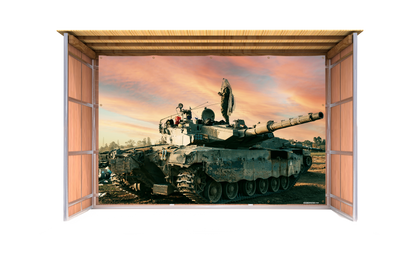 IDF Prayer Sukkah Mural