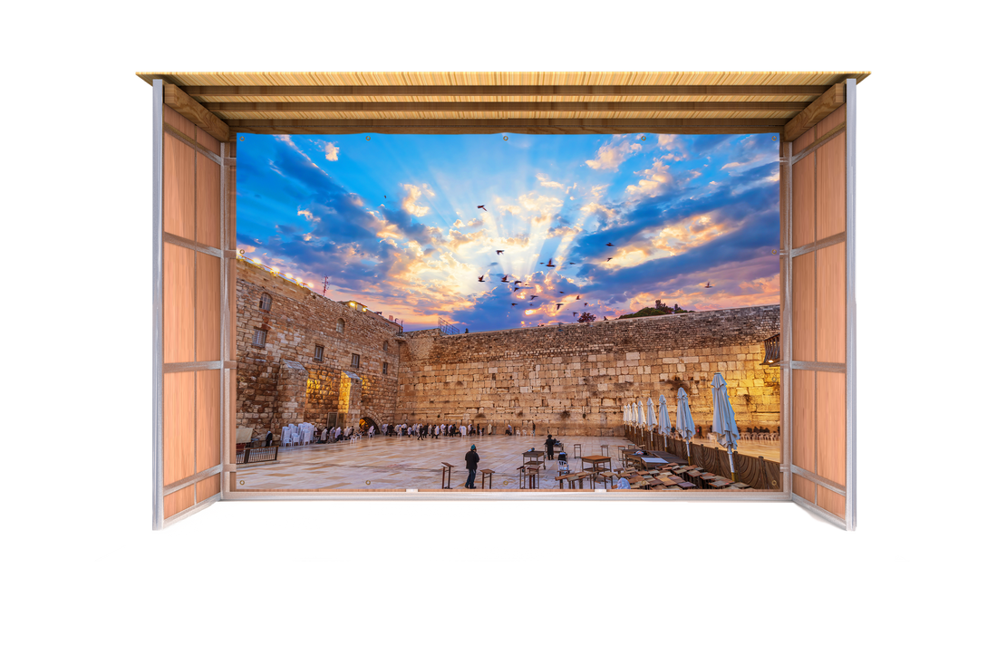 Kosel Rays Sukkah Mural