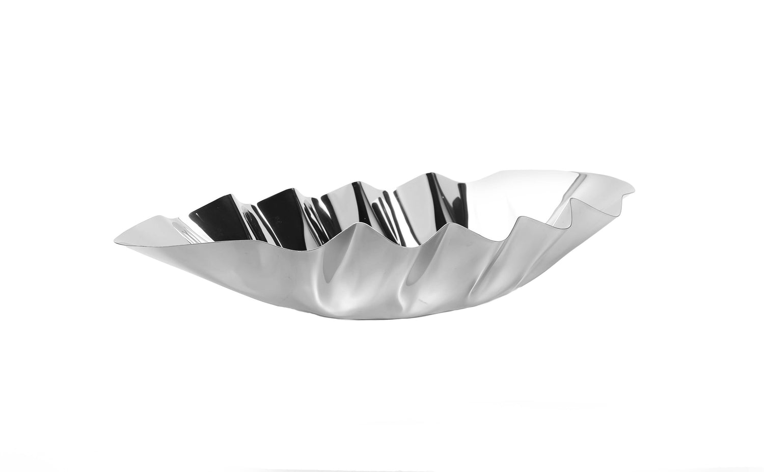 Stainless Steel Oval Bowl - 15.75&quot;L