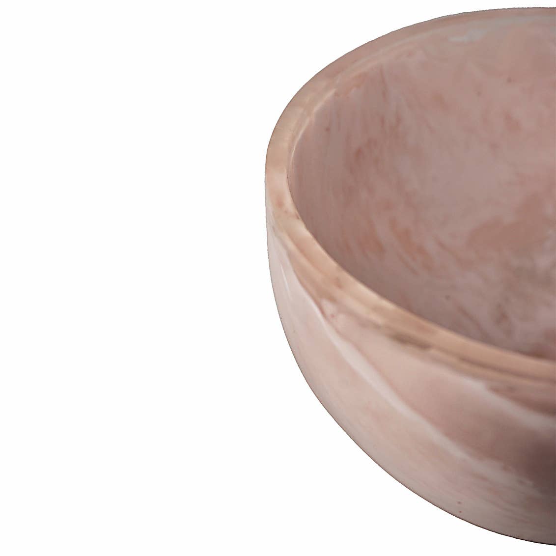 Radiant Resin 12&quot; Salad Bowl - Blush