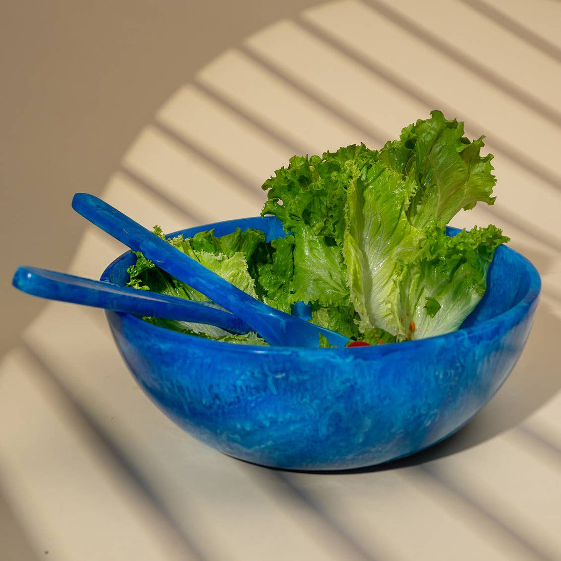 Radiant Resin 12&quot; Salad Bowl - Blue