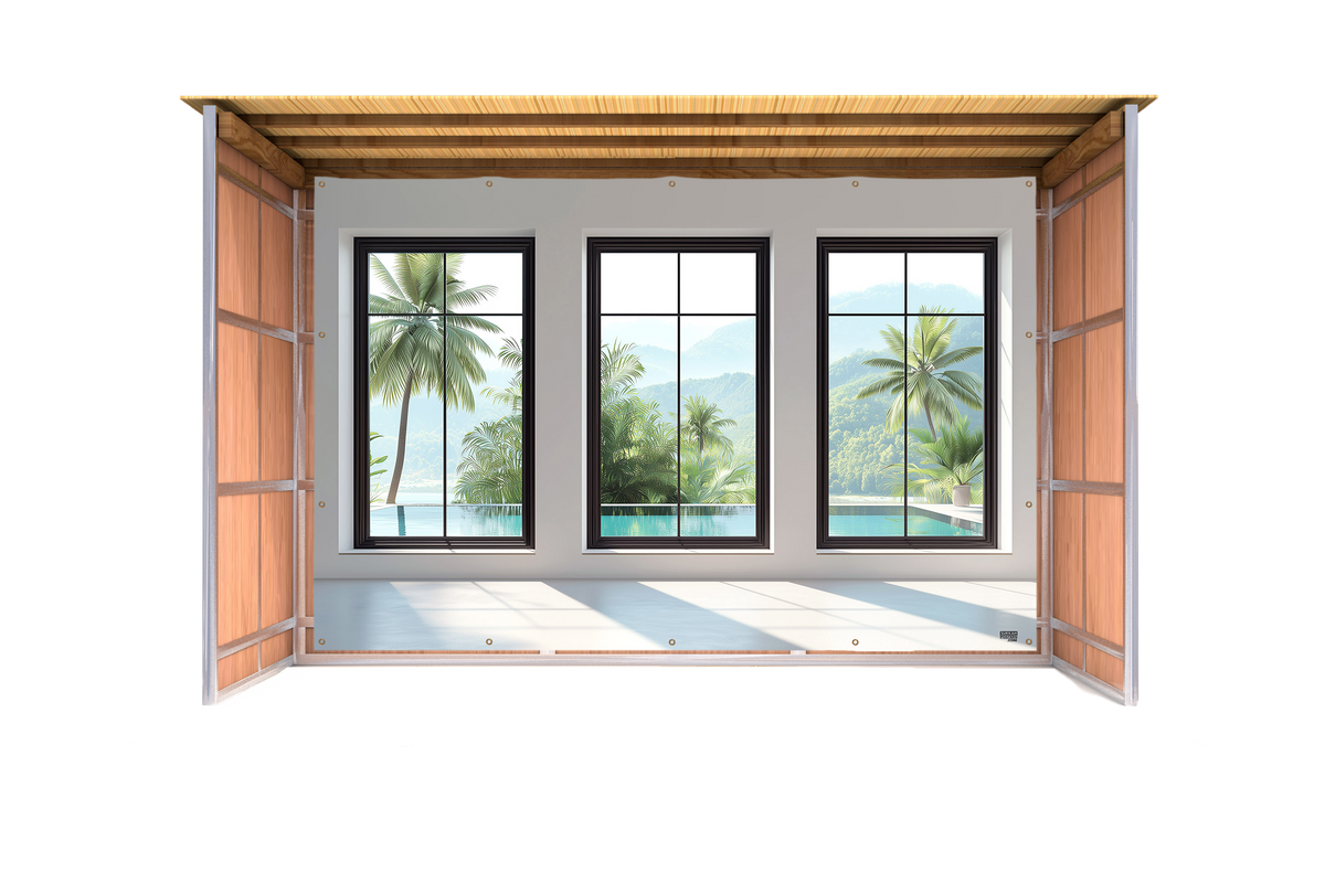 Windows to Paradise Sukkah Mural