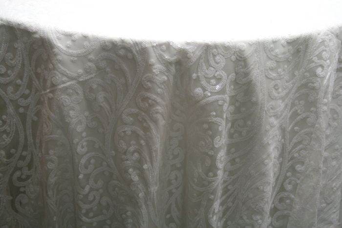 ANDORRA Mesh Sequin Fabric, 52 Inch. in Width