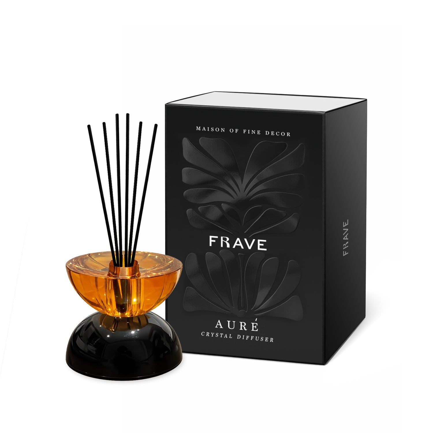 AURE Crystal Diffuser in Amber &amp; Black