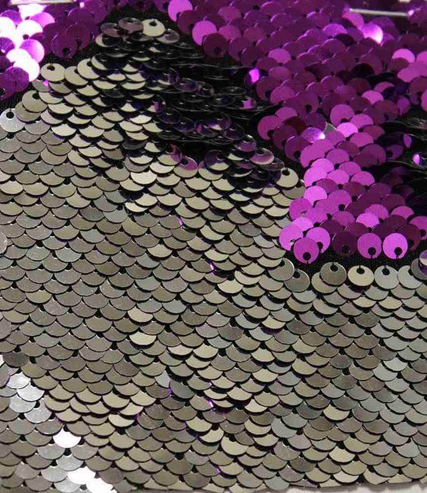 CARNIVAL Color Changing Sensory Wall Reversible Sequin Fabric, 52 Inch. in Width