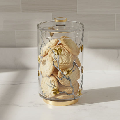 Golden Branch Cookie Jar