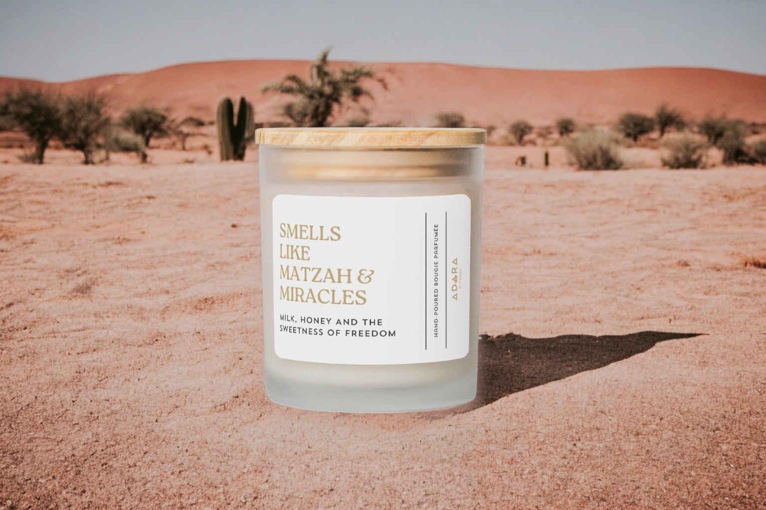 Smells Like Matzah &amp; Miracles - Milk, Honey, And The Sweetness of Freedom Scented Candle