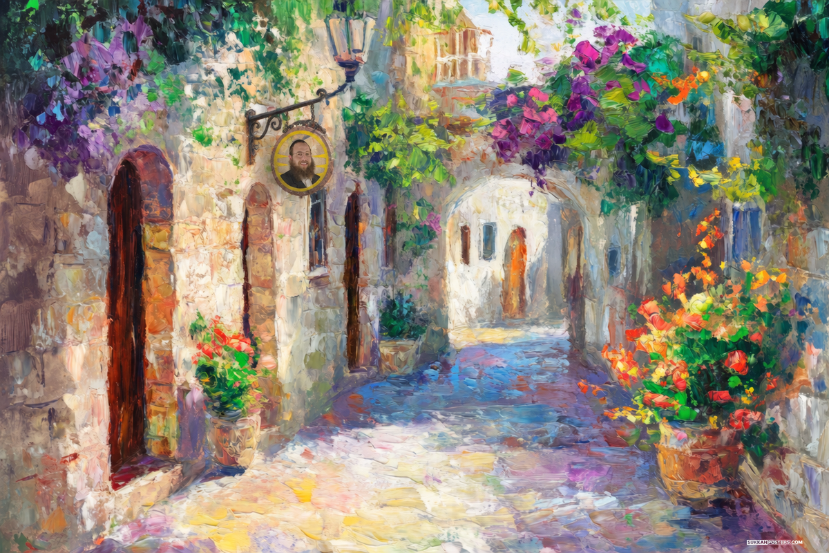 Painted Alley Sukkah Mural