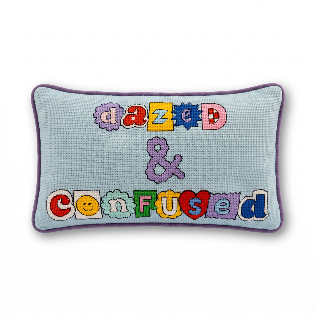 Dazed &amp; Confused Needlepoint Pillow
