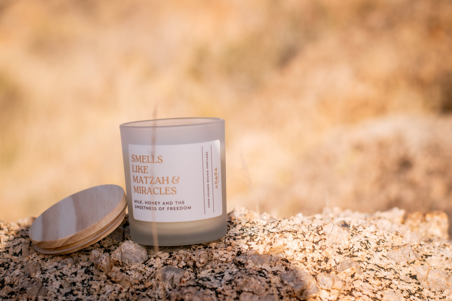 Smells Like Matzah &amp; Miracles - Milk, Honey, And The Sweetness of Freedom Scented Candle