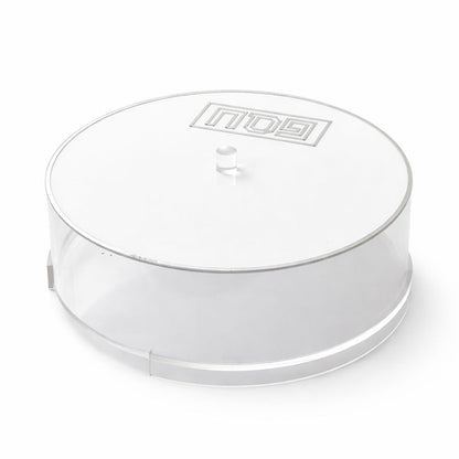 Lucite Matzah Box with Mirror Design