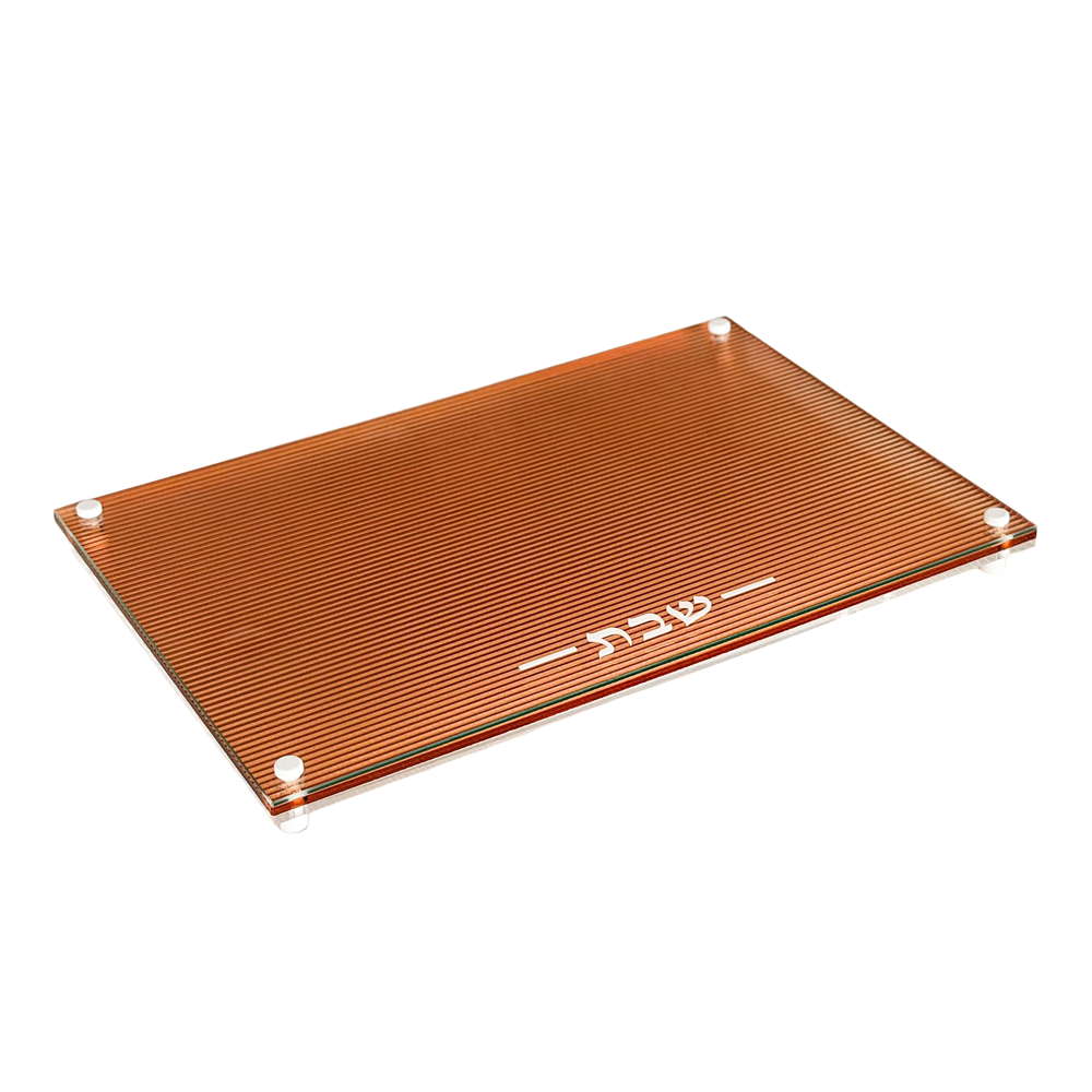 Amber Corrugated Challah Board