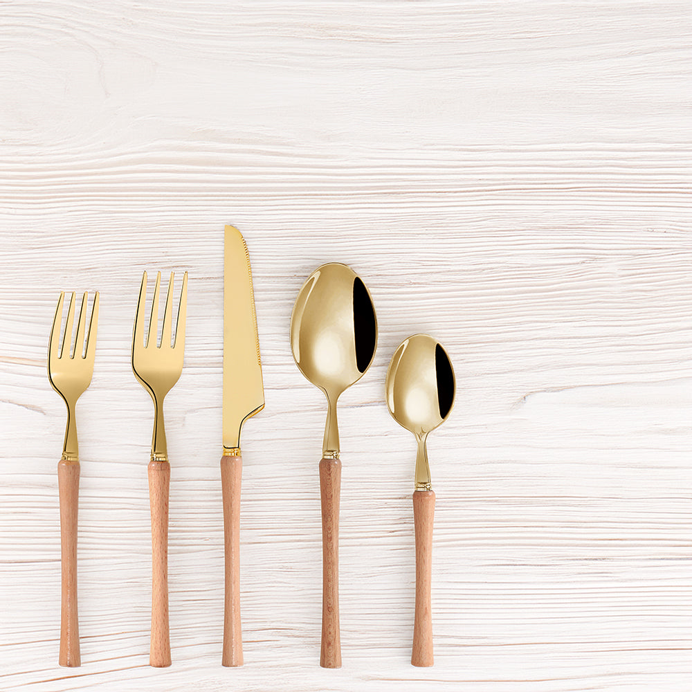 Beachwood Flatware Set