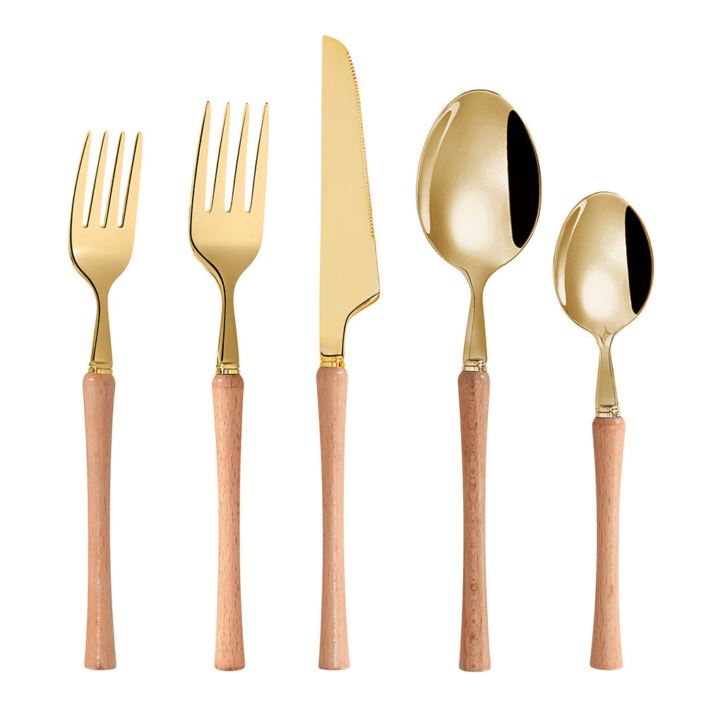 Beachwood Flatware Set