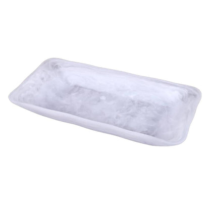Resin Snow Drift Serving Tray