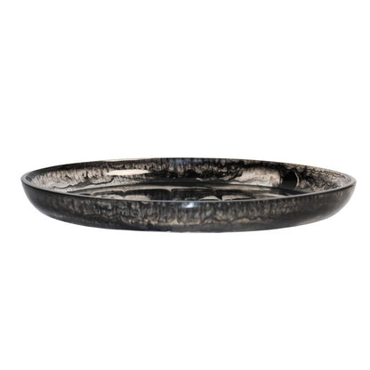 Resin Black Serving Tray
