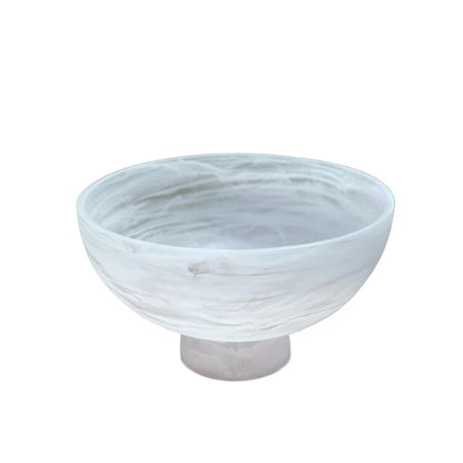 Resin Snow Drift Raised Salad Bowl