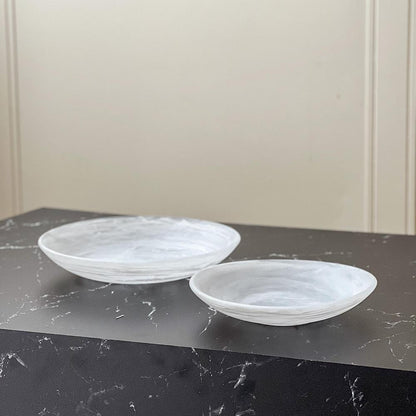 Resin Snow Drift Serving Bowls