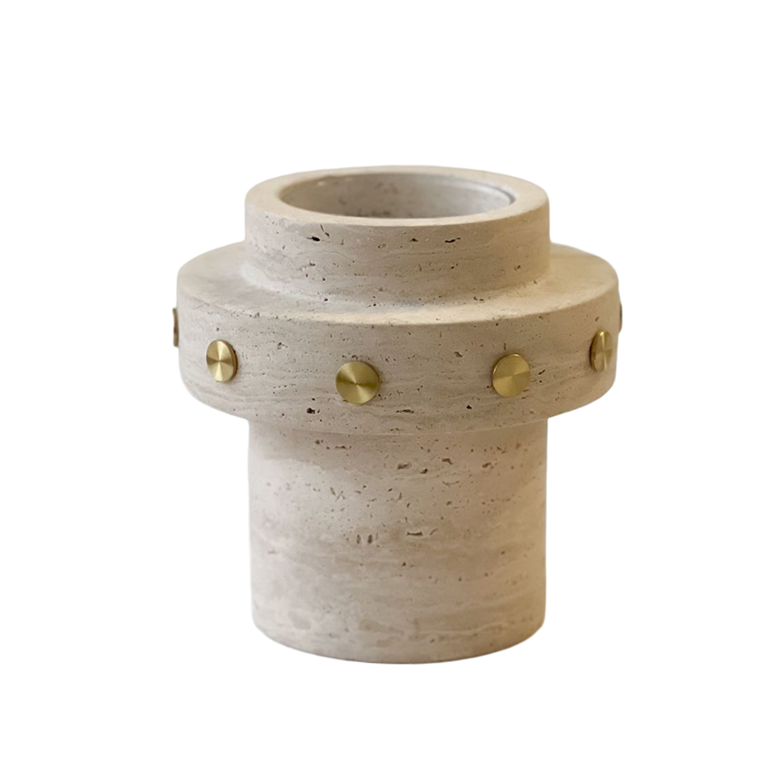 Travertine Vase
