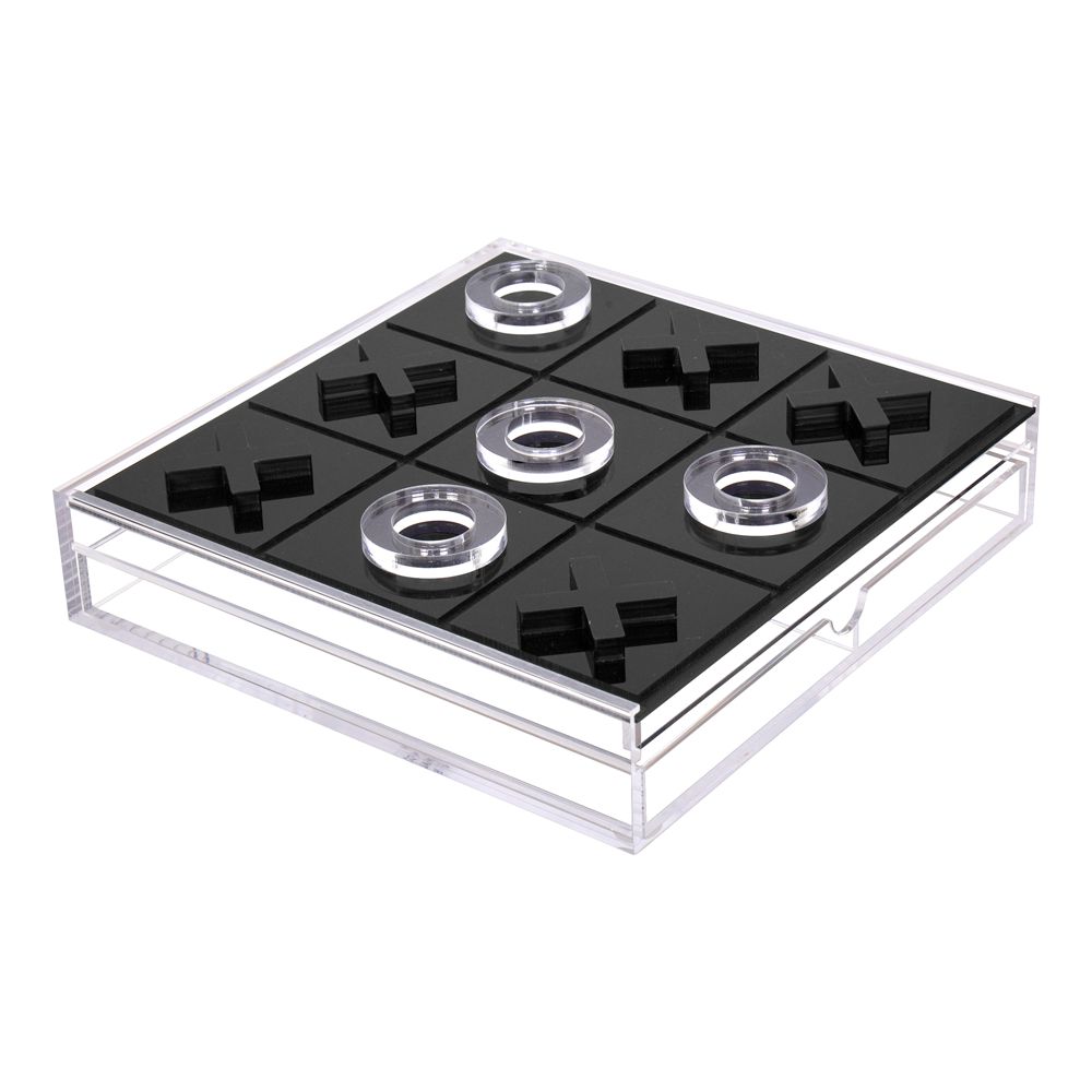 Lucite Tic Tac Toe &amp; Chess Game