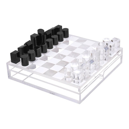 Lucite Tic Tac Toe &amp; Chess Game