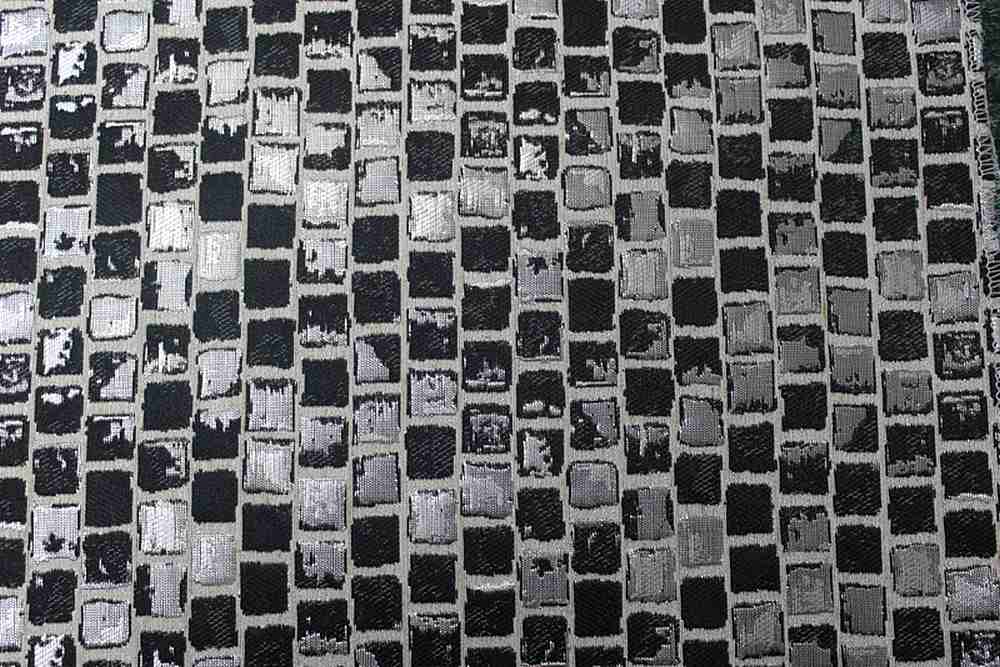 Onyx PATIO Jacquard Print Metallic - Custom Tablecloths