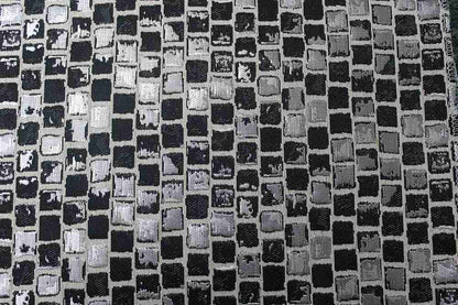 Onyx PATIO Jacquard Print Metallic - Custom Tablecloths