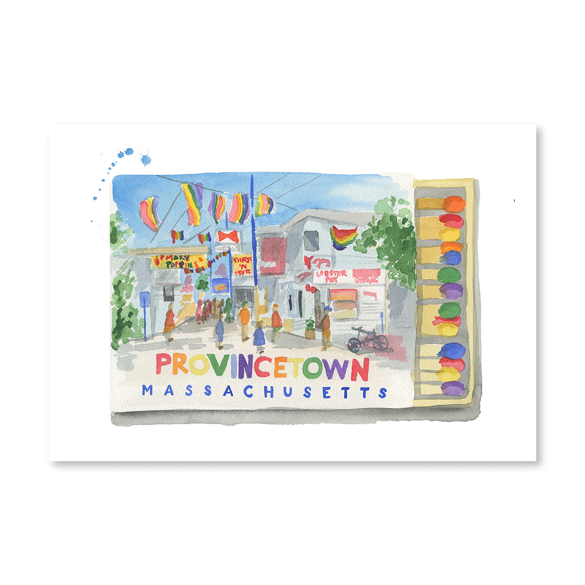 Provincetown Matchbook Art Print