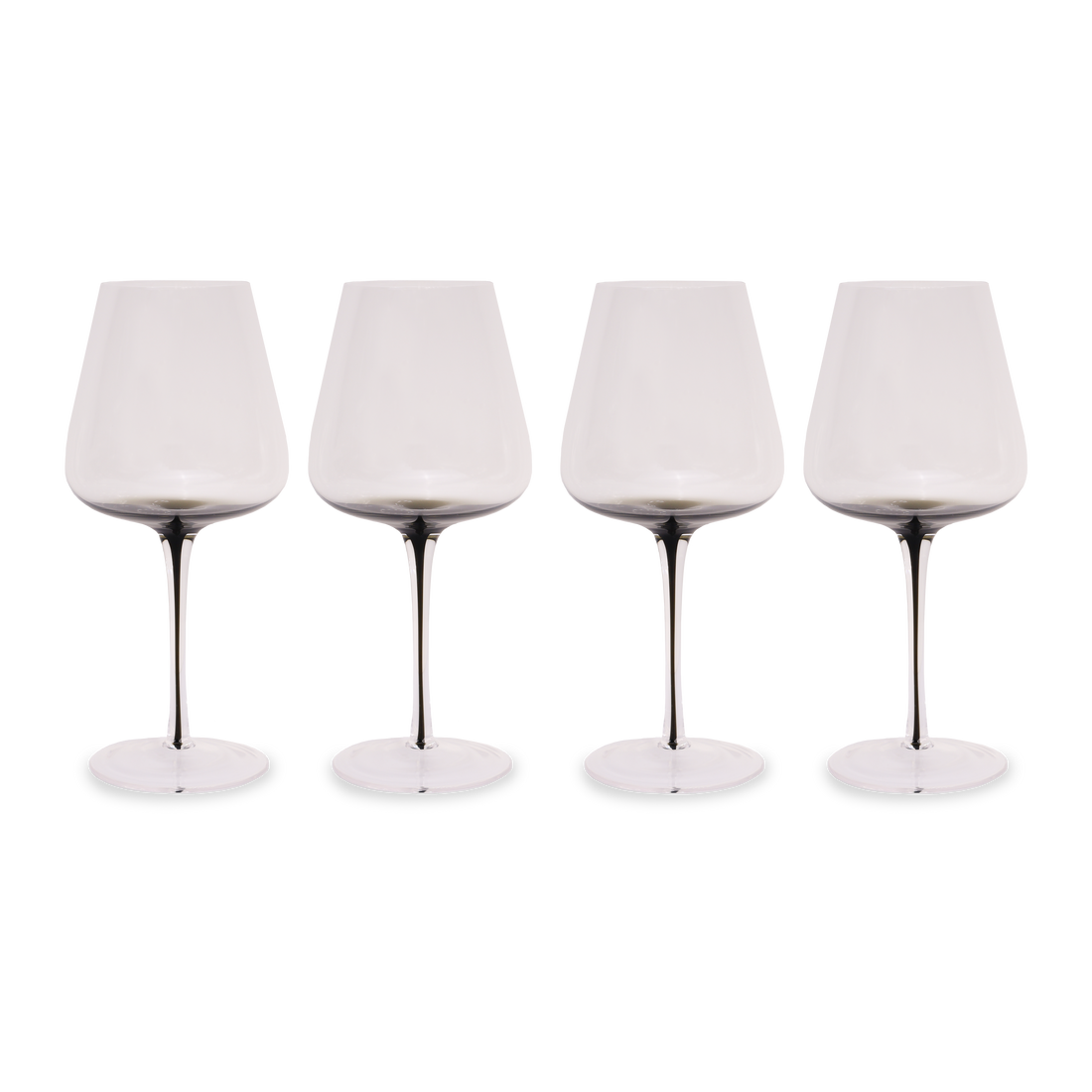 Smoke Stem Red Wine Glasses