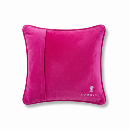 Rich Man Needlepoint Pillow
