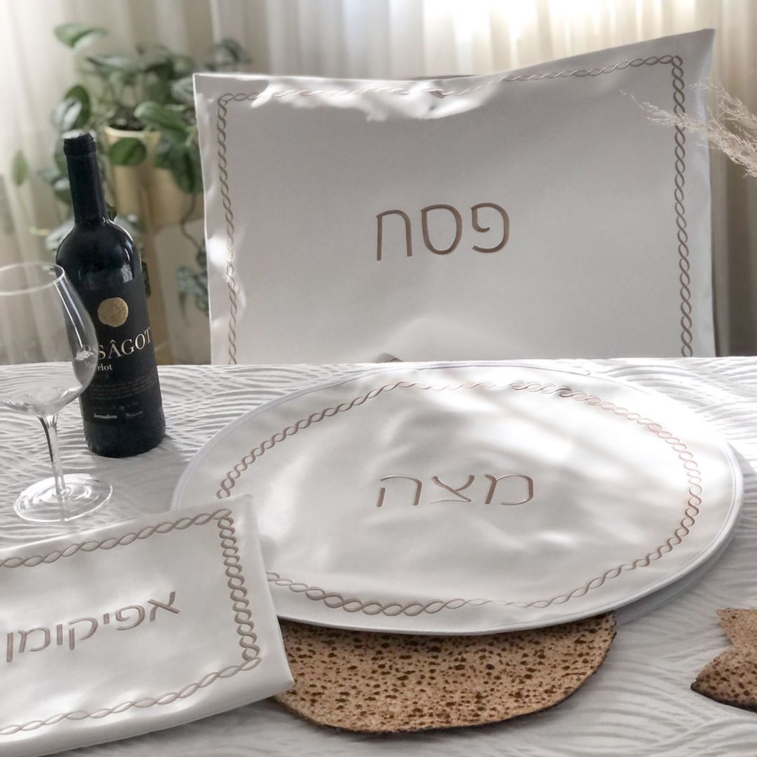 Seder Set Braided Design with Towel