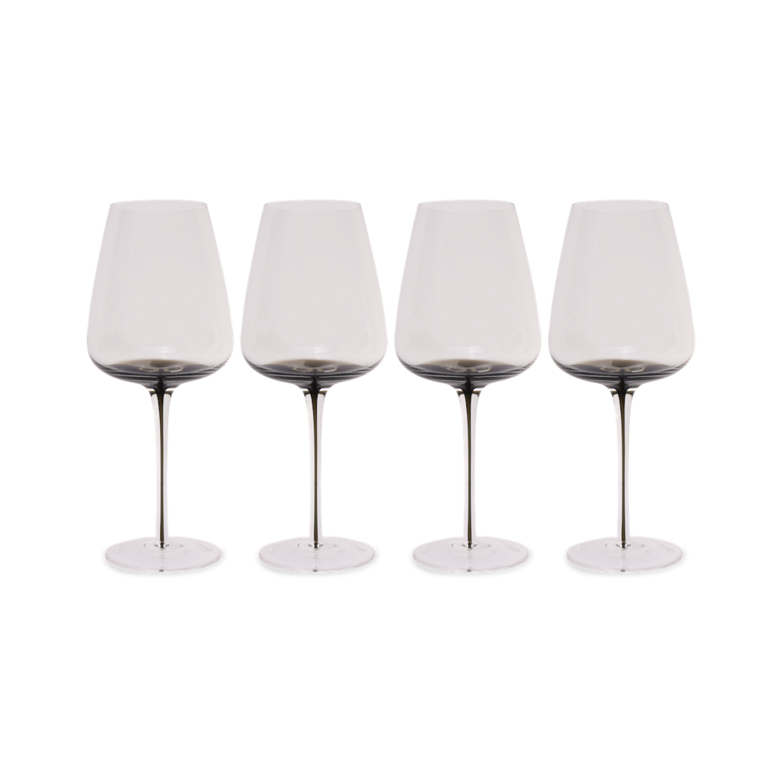 Smoke Stem White Wine Glasses
