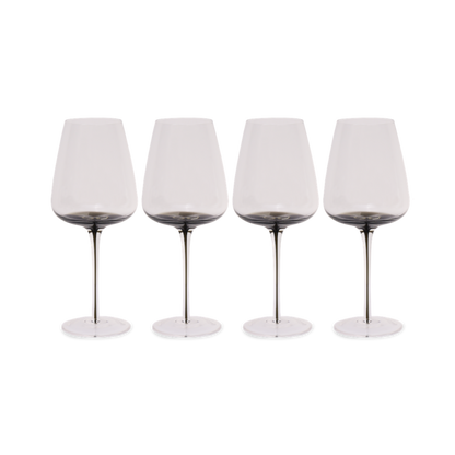 Smoke Stem White Wine Glasses