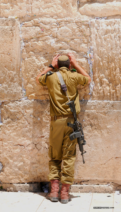 Soldier at Kosel Sukkah Mural