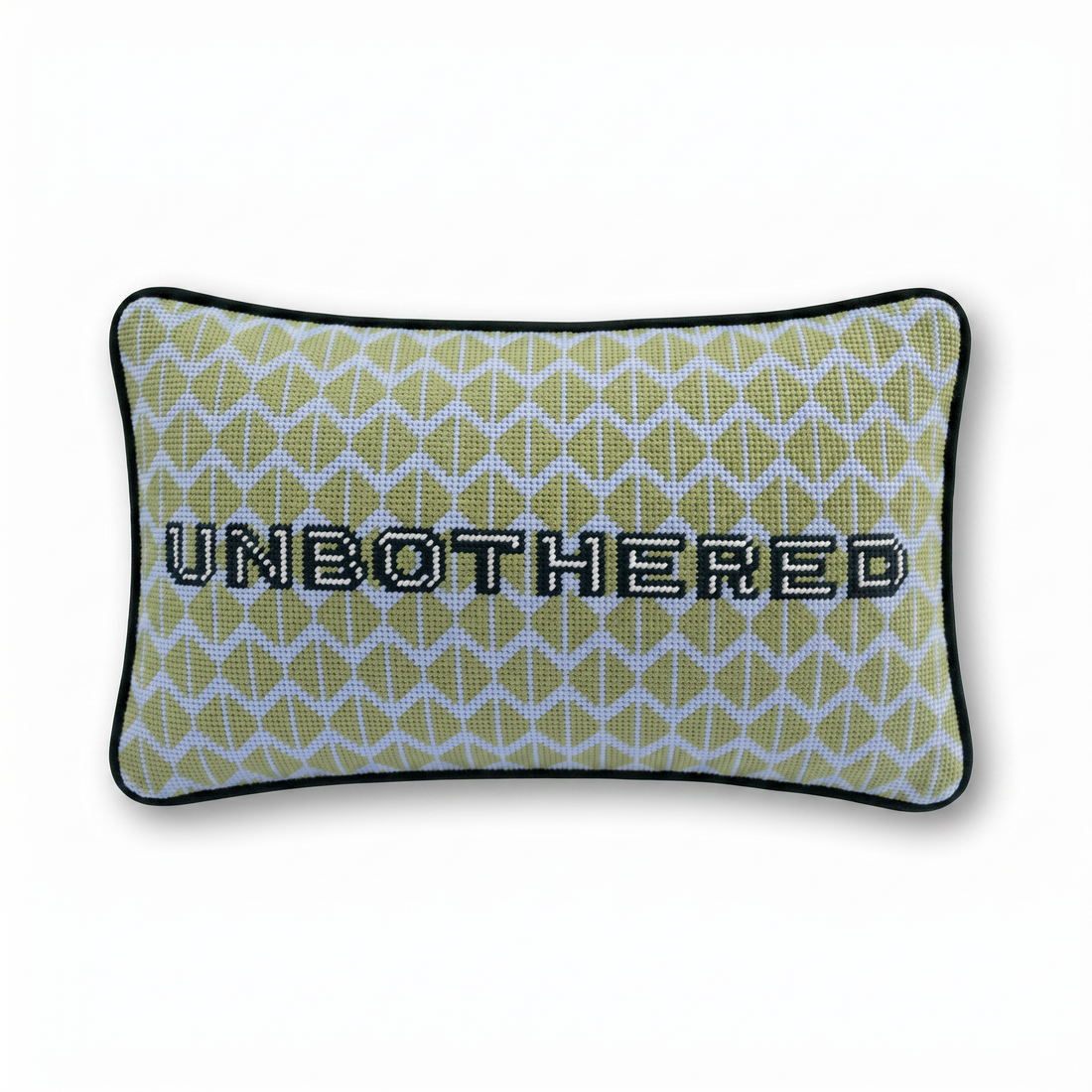 Unbothered Needlepoint Pillow