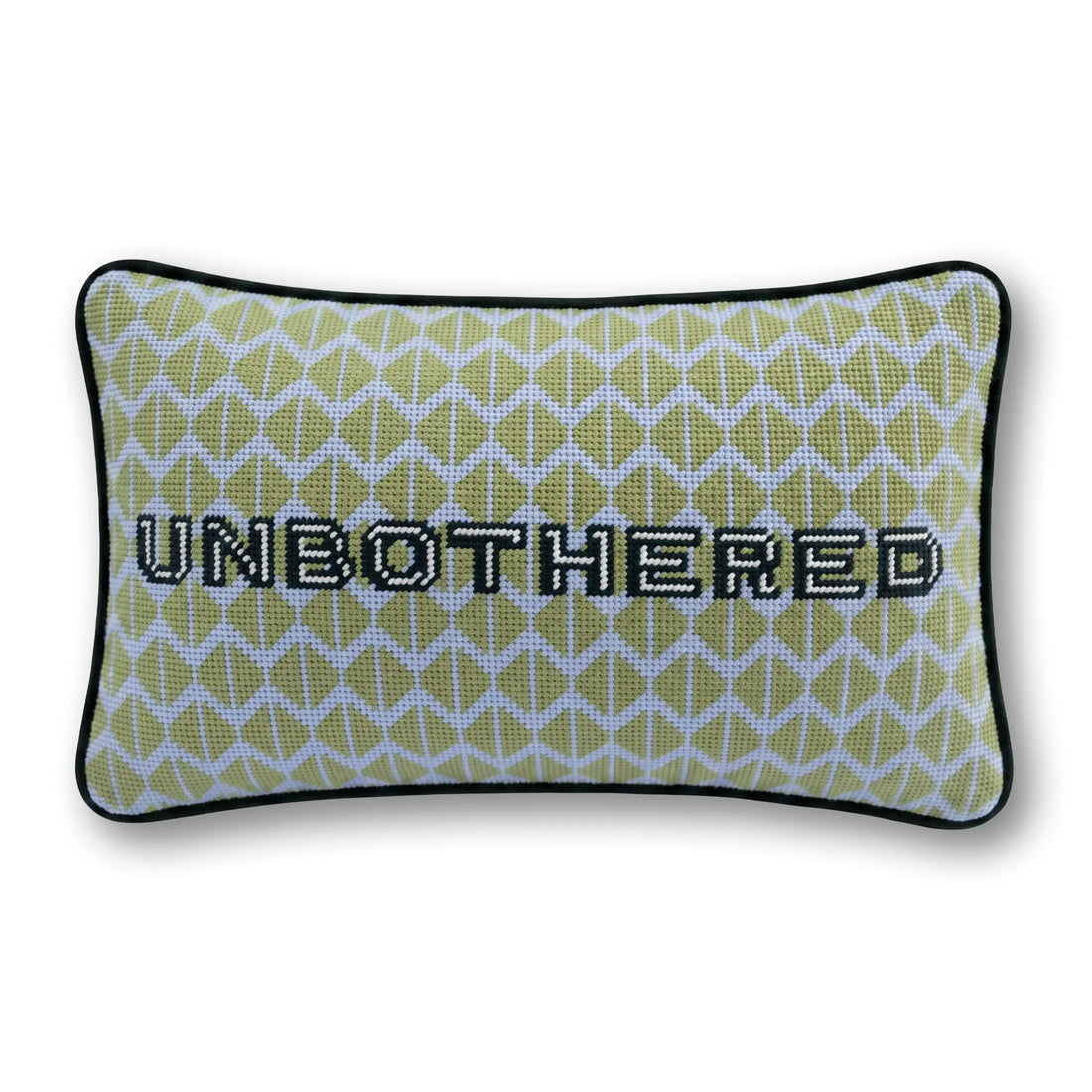 Unbothered Needlepoint Pillow