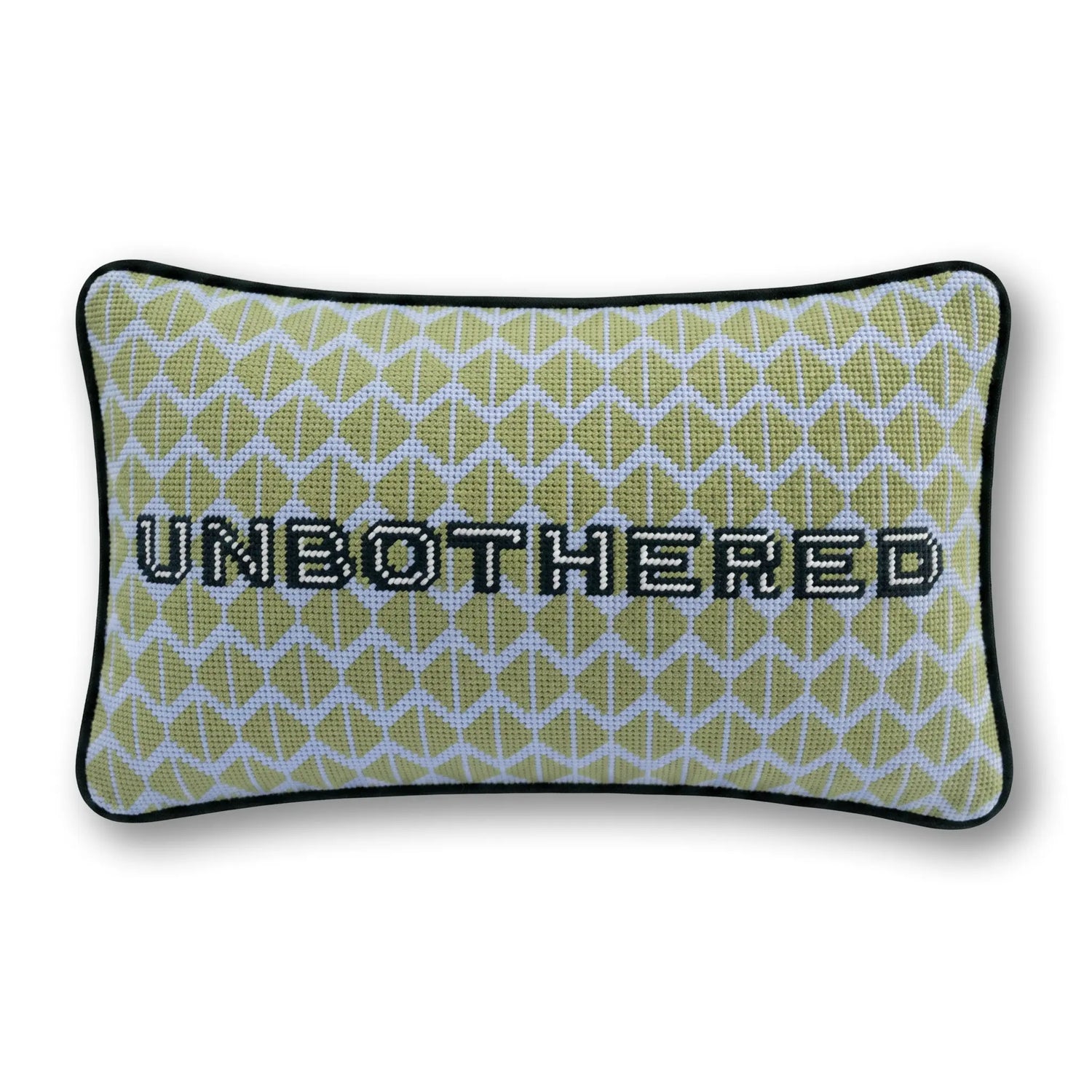 Unbothered Needlepoint Pillow