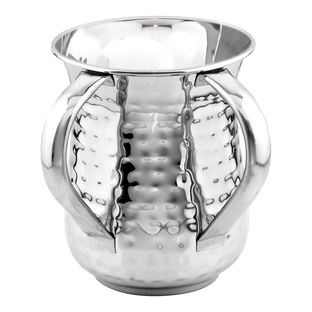 Wash Bowl &amp; Cup Set Hammered Design