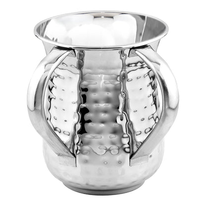 Wash Bowl &amp; Cup Set Hammered Design