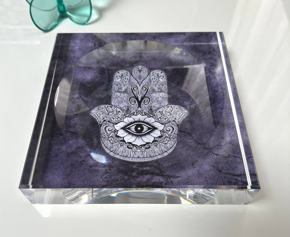 Hamasa Good Luck Acrylic Candy Dish Catchall