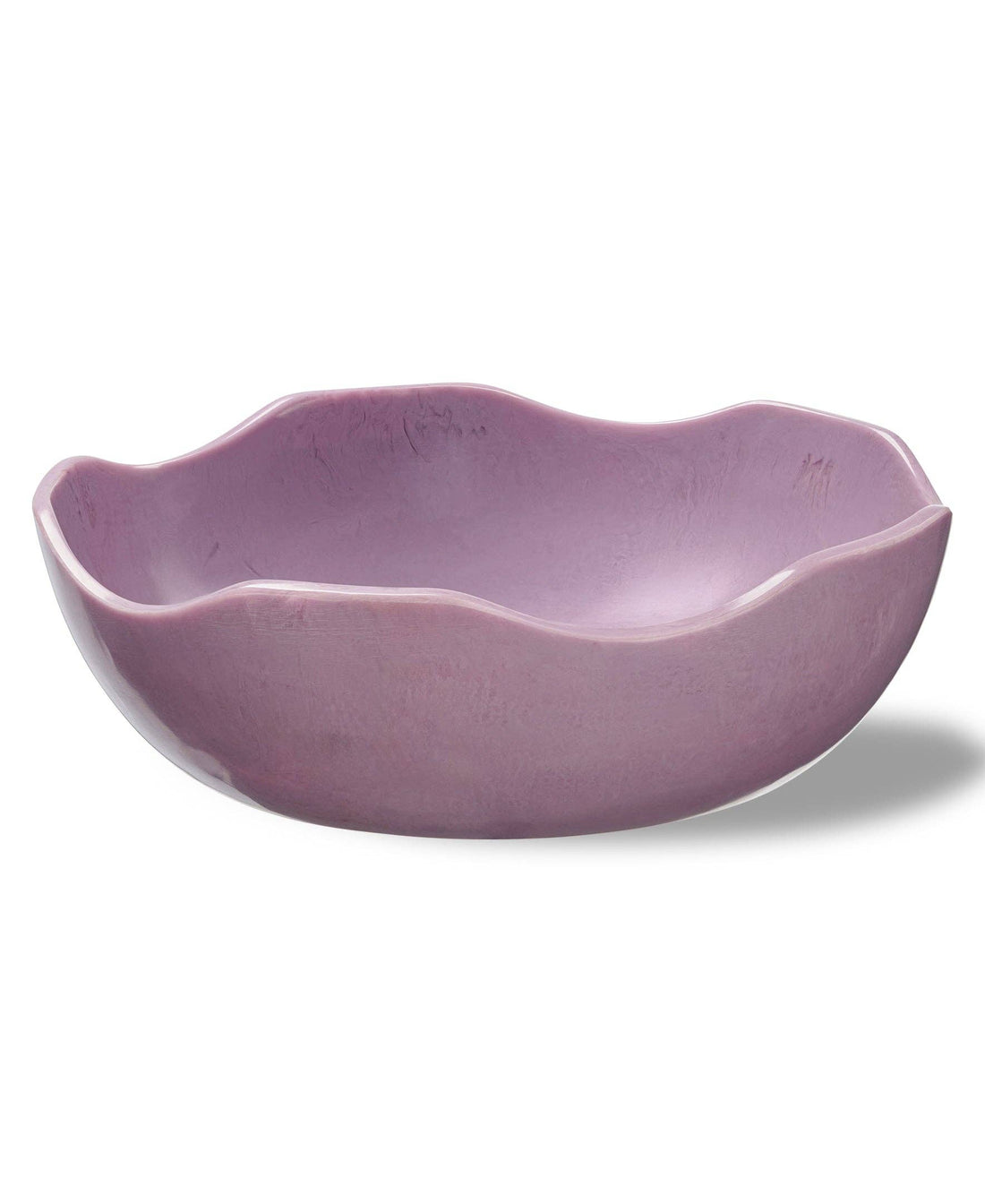 Wavy Resin Bowl: Purple / Large 13&