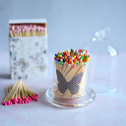Multi Matches w/ Butterfly Accent Jar