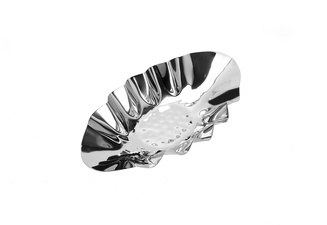 Stainless Steel Oval Bowl - 15.75&quot;L