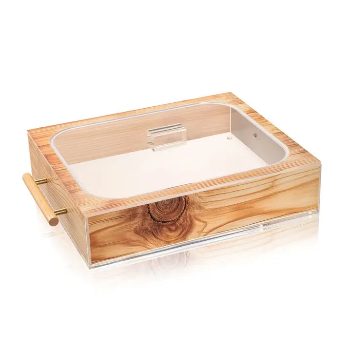 9x13 pan holder-wood look