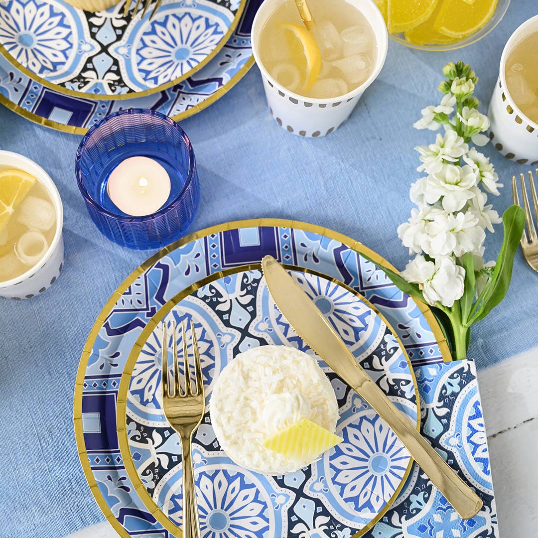 Amalfi Blues Cocktail Napkins (25 per Pack)