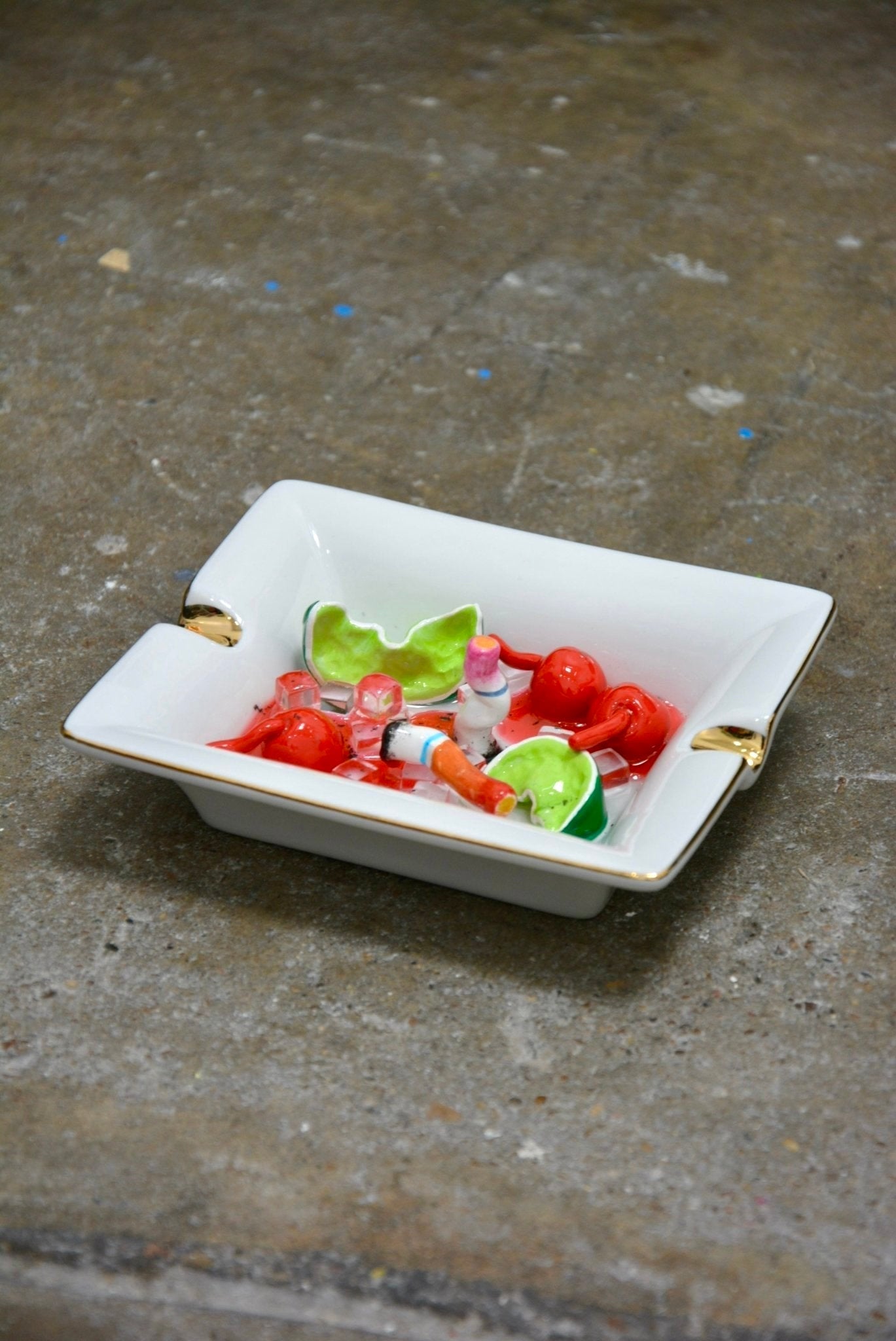 DRIVE-IN CHERRY LIMEADE ASHTRAY