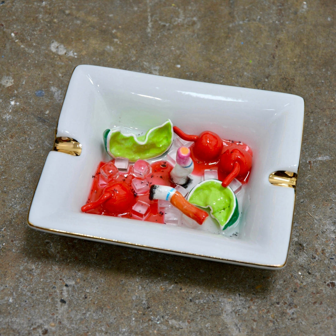 DRIVE-IN CHERRY LIMEADE ASHTRAY