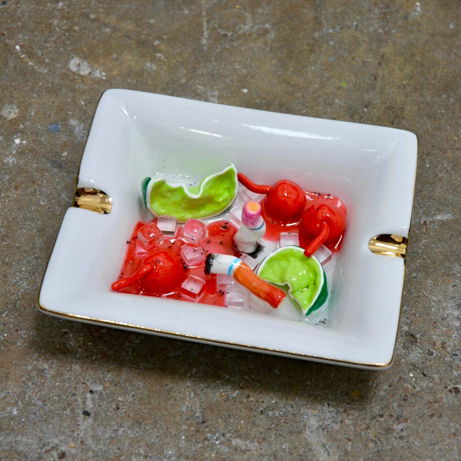 DRIVE-IN CHERRY LIMEADE ASHTRAY